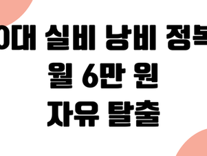 20대 직장인 실비 '낭비 폭탄' 정복: 입원일당 5개 삭제로 월 6만 원 자유 탈출