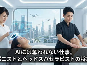 AIには奪われない仕事。スパニストとヘッドスパセラピストの将来性を分析
