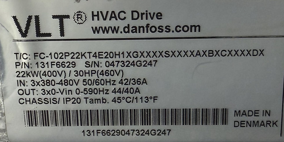 Thumbnail: NEW | Danfoss FC-102 frequency inverter | 22kW | ✔