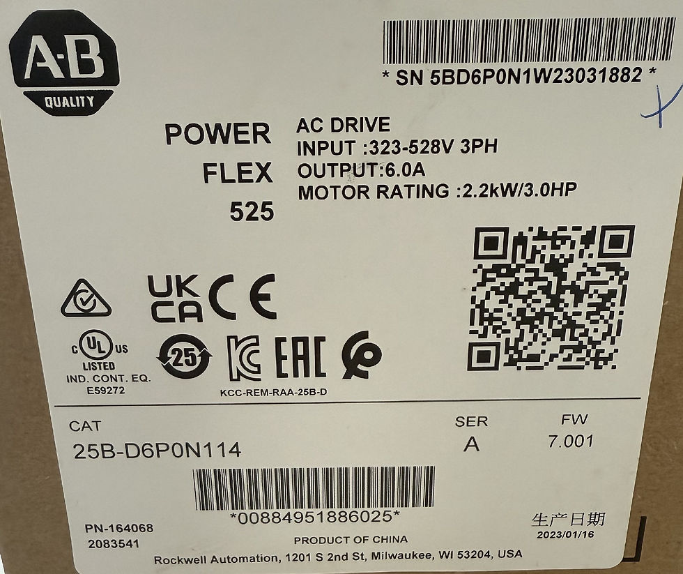 Thumbnail: NEW | Allen Bradley Power Flex 525 frequency inverter | 2.2kW | ✔
