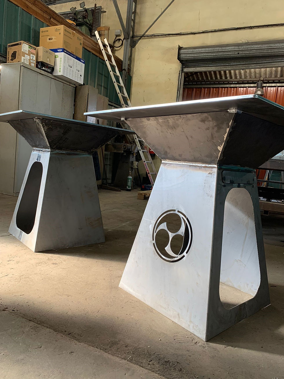Fabrication braséro plancha