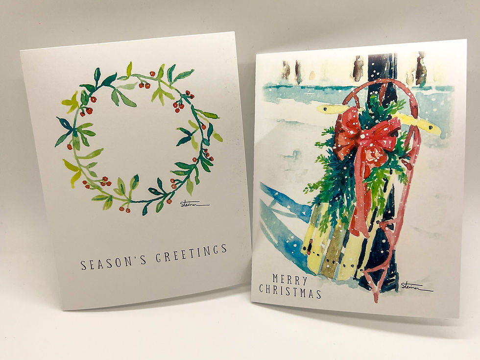 Thumbnail: Season's Greetings Blank Note Cards