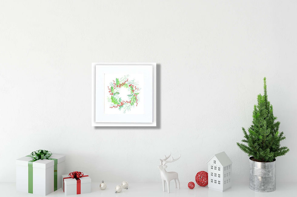 Thumbnail: Framed Print 507-20 Wreath