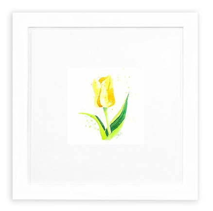 Thumbnail: yellow tulip print