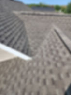 Asphalt roofing installed by JJ Exteriors