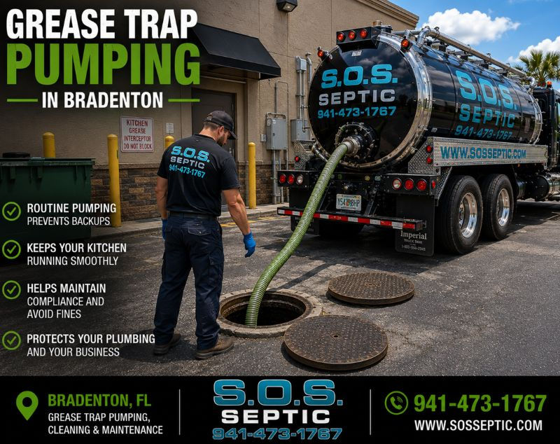 Why Restaurants Need Routine Grease Trap Pumping