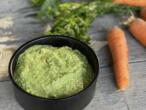 Sauce aux fanes de carottes