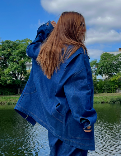 Blue Jean 80's Jacket | Magali Clemente Design