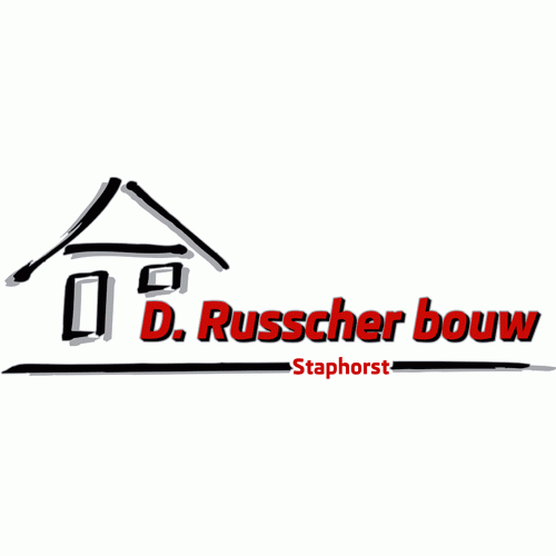 het logo van D.Russcher bouw