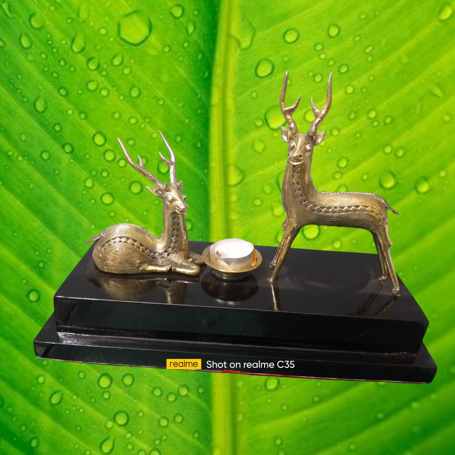 Bastarveda Dear candel stand home decor gifts  Bastar Dhokra art