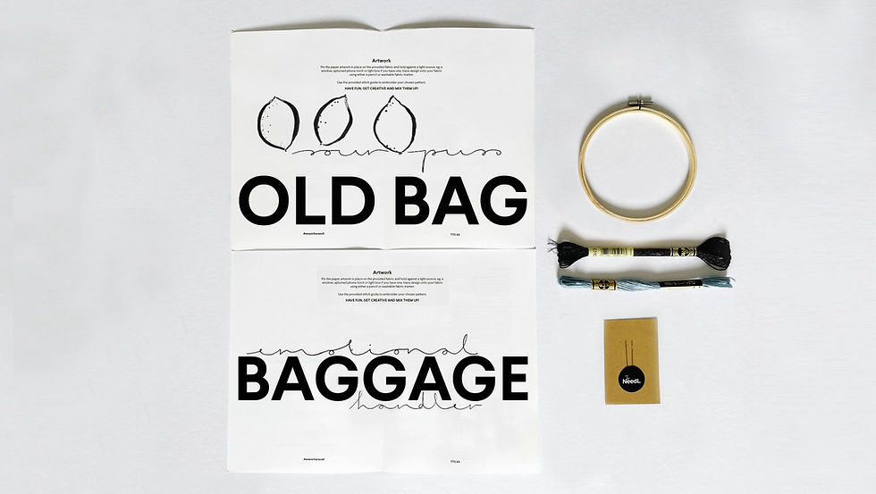 Baggage Handler - Tote Bag Upcycle Kit