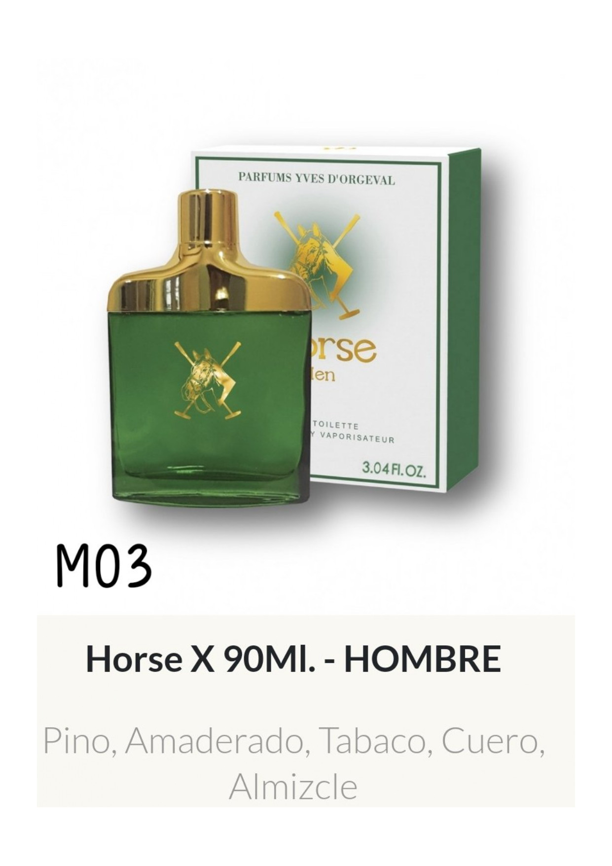 Horse. Perfume de Hombre. 90 mL