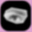 Black and White Eye Pink Background 