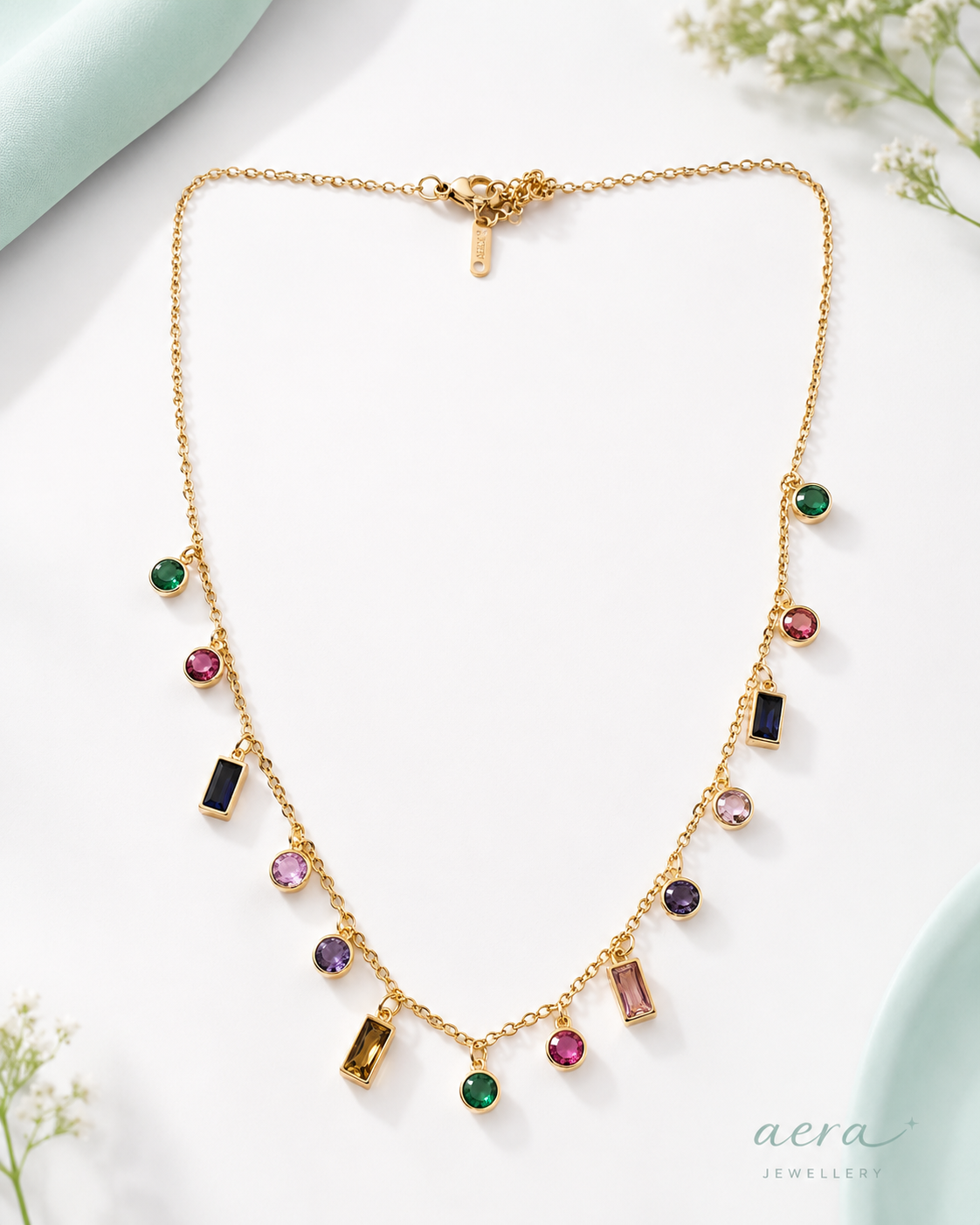 Rainbow necklace 