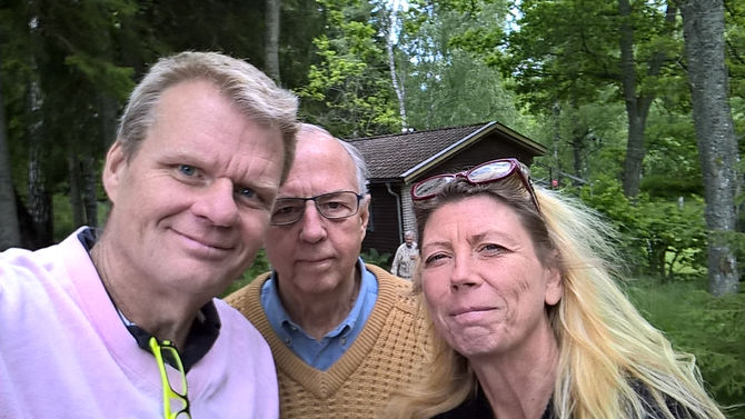 Midsommar i skärgårn, utan en droppe regn