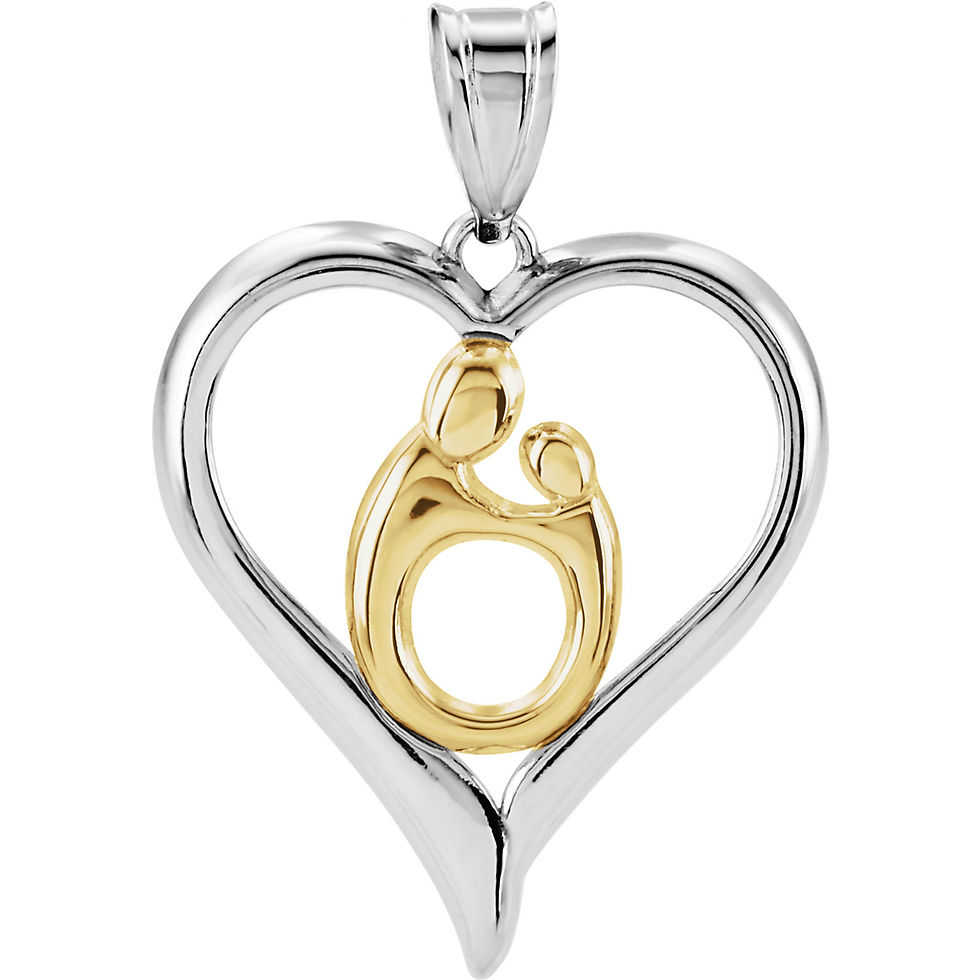 Thumbnail: Mother & Child Pendant