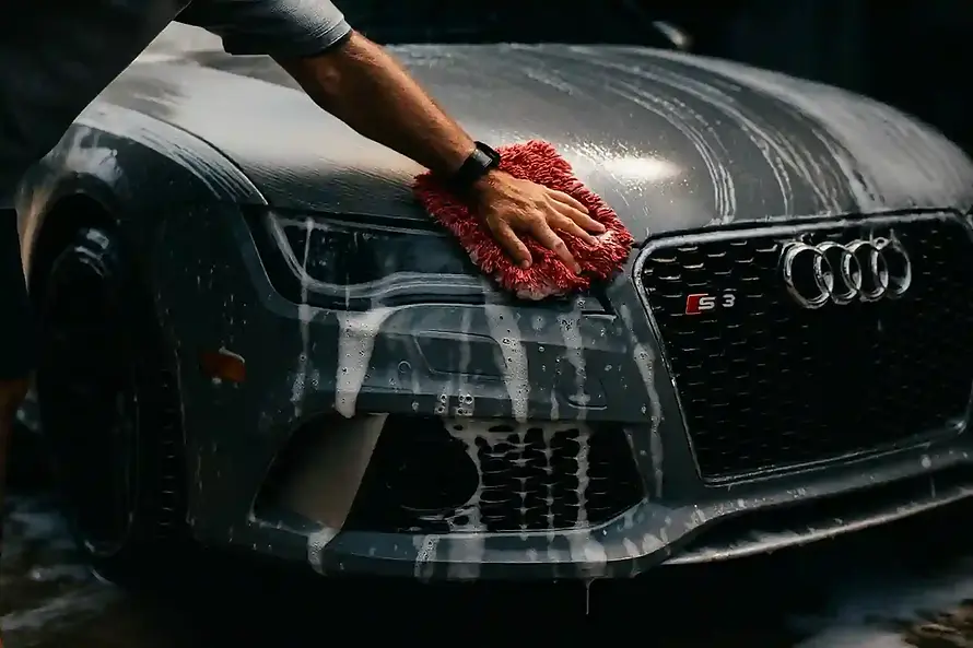 Professional full car detailing on Sedan in Honolulu, HI