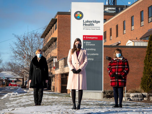 Investment will help Lakeridge Health deliver better patient-centered care