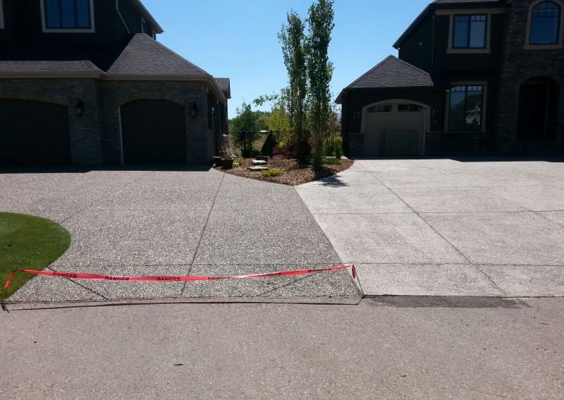 House driveway side by side project