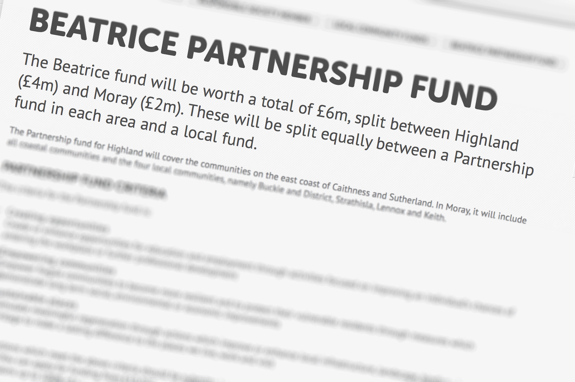 Independent panel established for Partnership Fund.