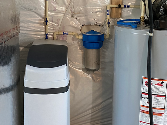 Water Conditioner installation in Rural Frederick County Maryland