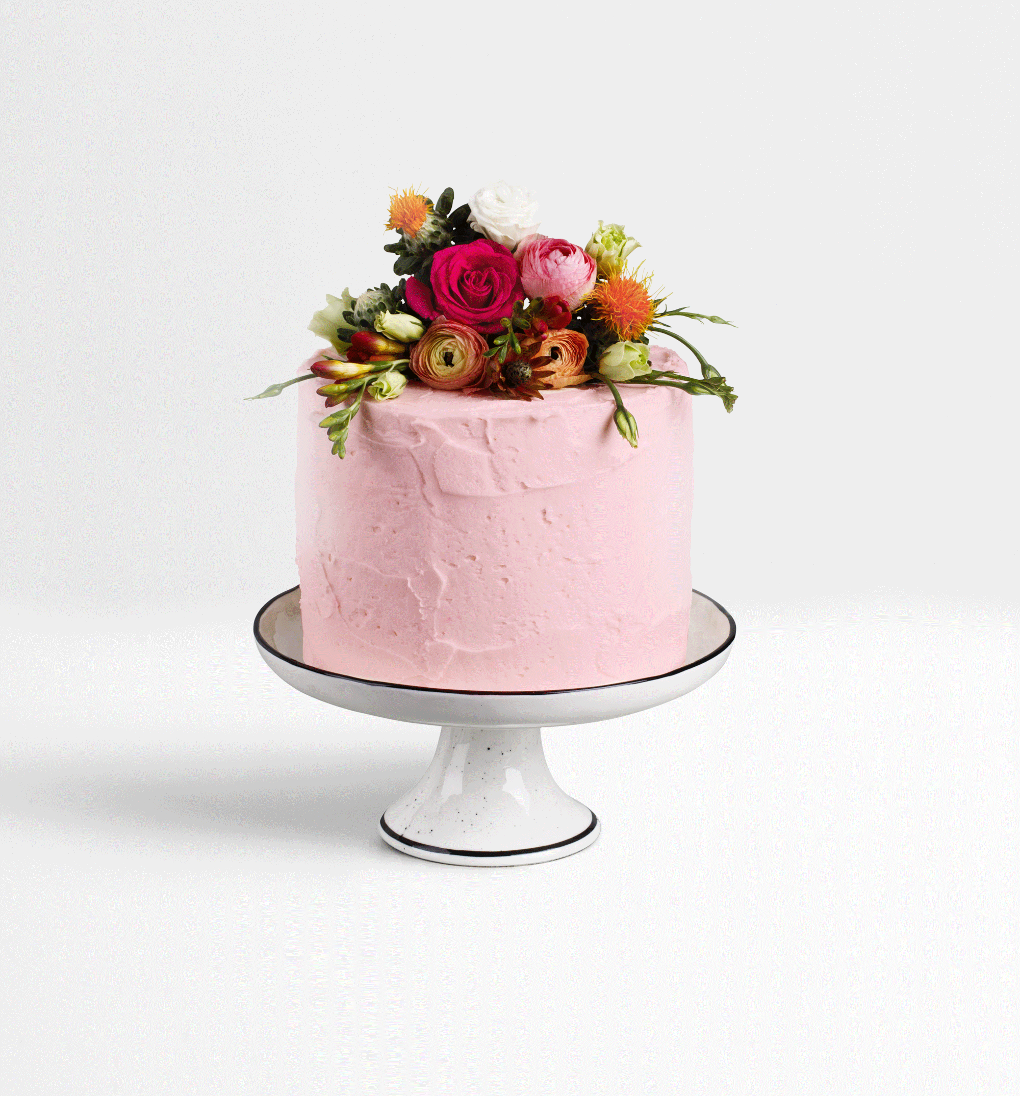 Gâteau de mariage rose