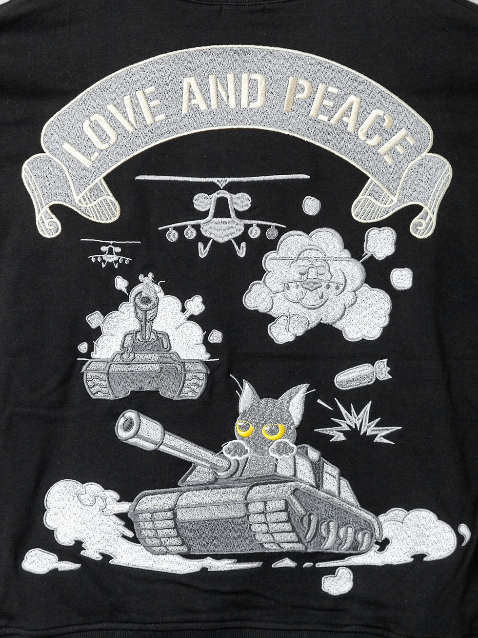 縮圖：〇LiN AL-75808 -72 『NO WAR ！』BIGスウェット