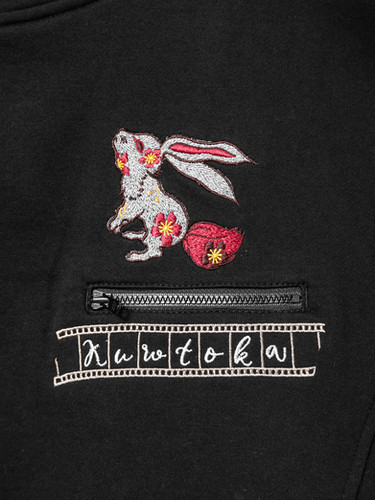 【SH3Kさま専用】ラグビー日本代表 RWC2019 スウェット パーカー 黒菟華 AL-759074 -113(83) KUROTOKA『黒いうさぎの上映会』総