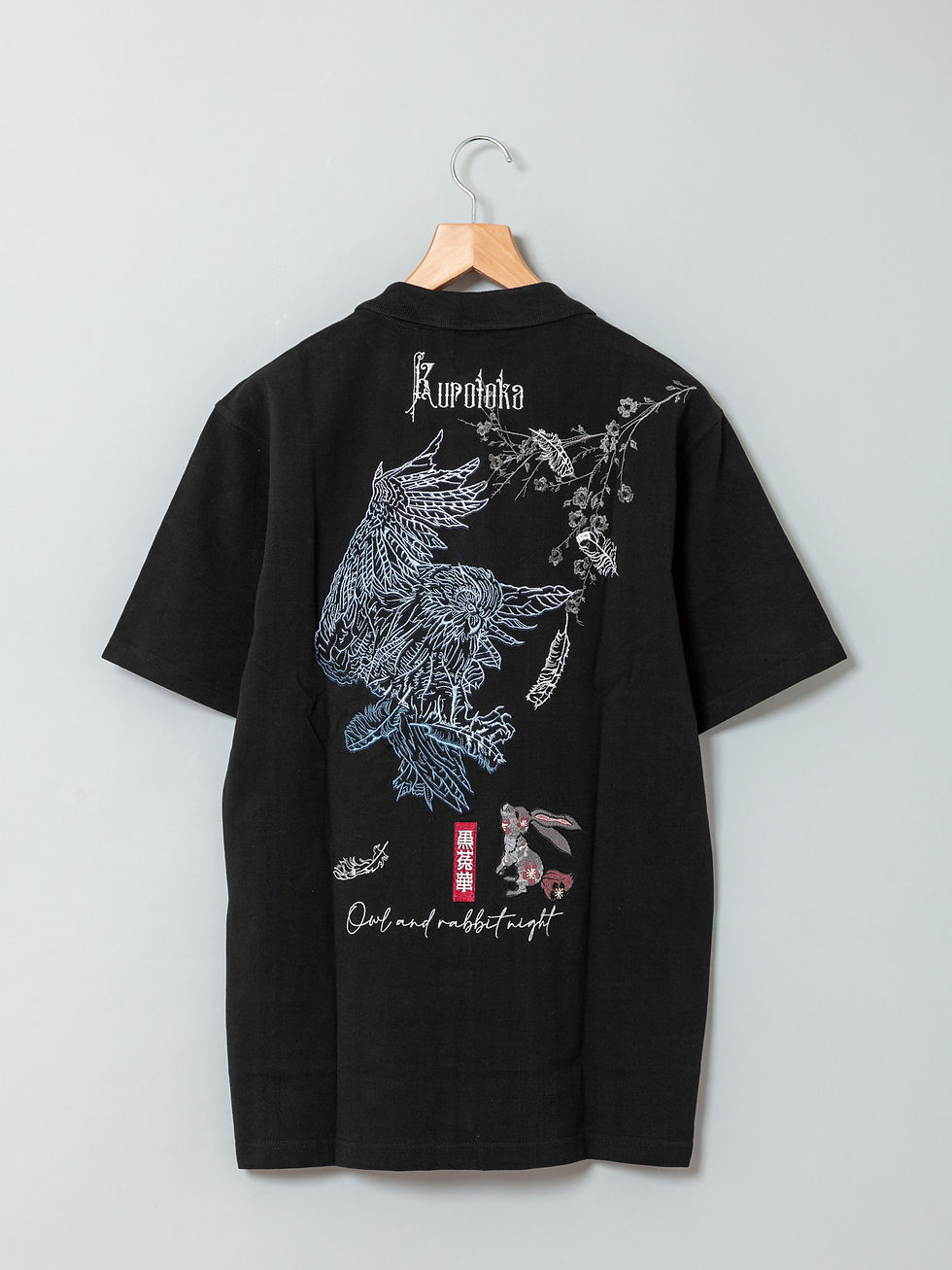 サムネイル： 黒菟華 AL-759017#24 KUROTOKA『梟と菟の夜』ポロシャツ