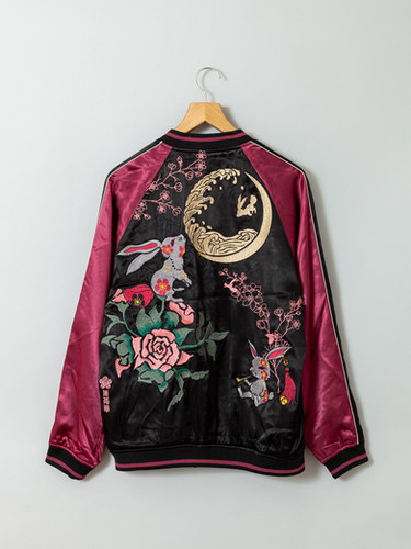 ☆新品☆総シルク♪総刺繍♪【￥154,000-物❗】HYSプレミアム・スカジャン ☆新品☆総シルク♪総刺繍♪【￥154,000-物❗】HYSプレミアム
