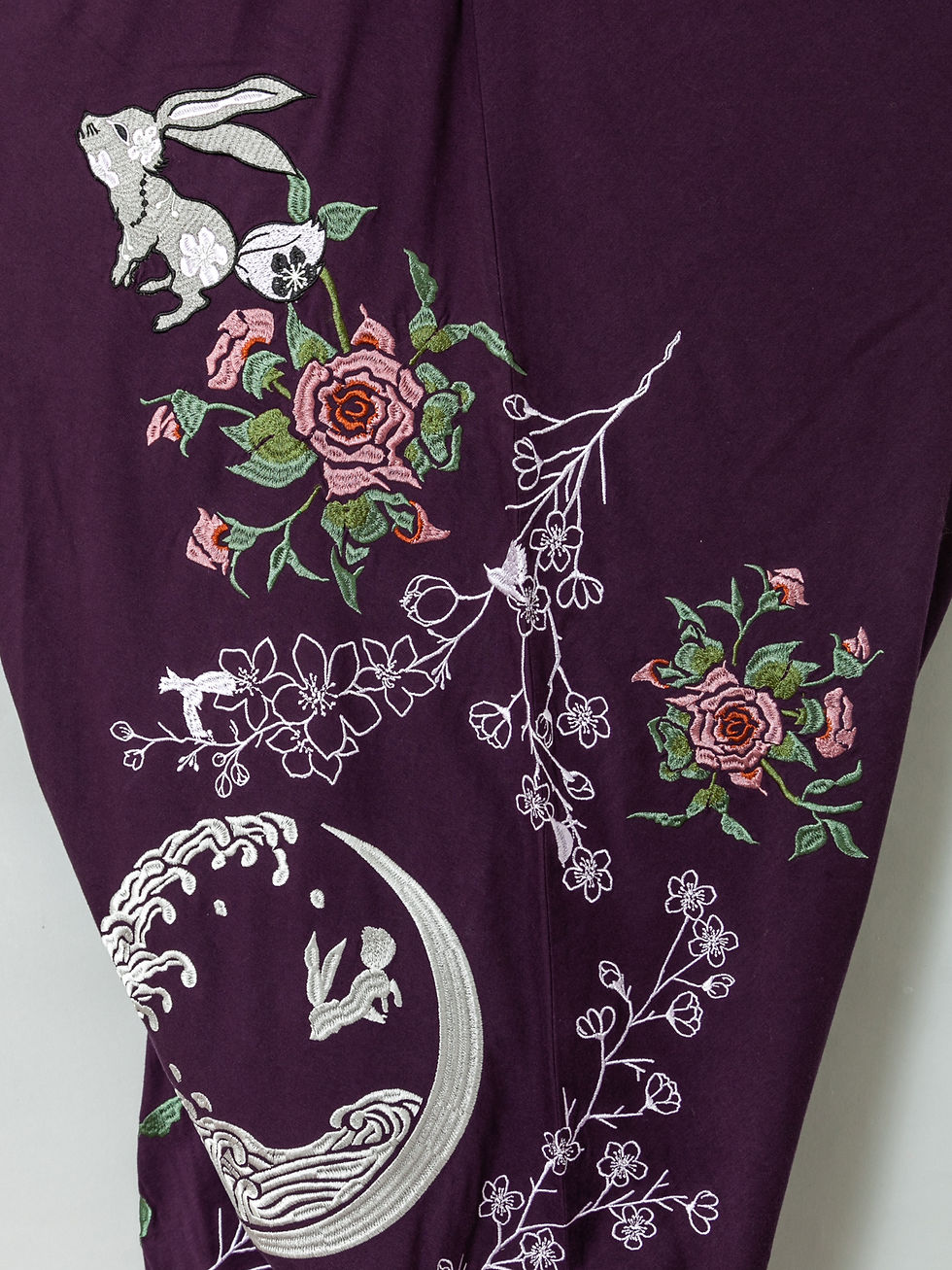 サムネイル： 〇黒菟華 ALｰ756002 -41 kurotoka『紅ノ華』総刺繡サルエルパンツ