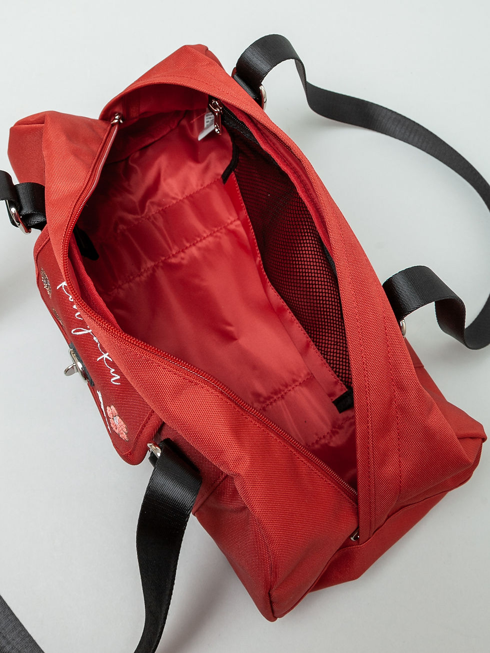 サムネイル： 今昔 KJ-29148  -こんじゃく『花と狐』総刺繡BAG