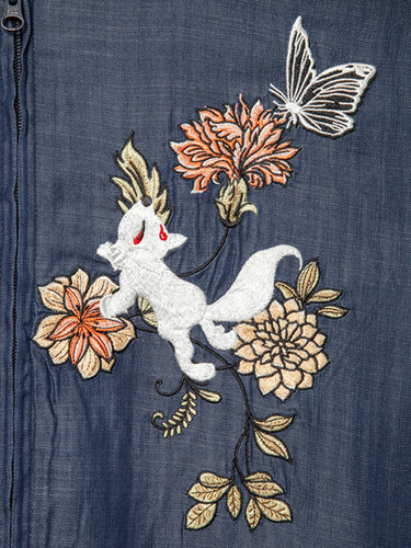 ○今昔 KJ-29226 -65 こんじゃく『百花繚乱』総刺繍パーカー | 【公式