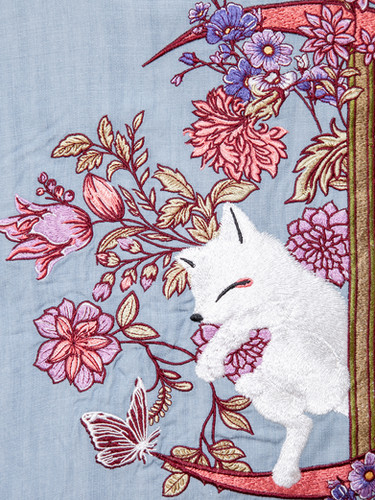 ○今昔 KJ-29226 -65 こんじゃく『百花繚乱』総刺繍パーカー | 【公式