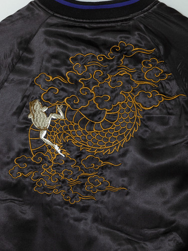 〇参丸一 SM-30602 -42 サンマルイチ『龍乗りの蛙』豪華総刺繡