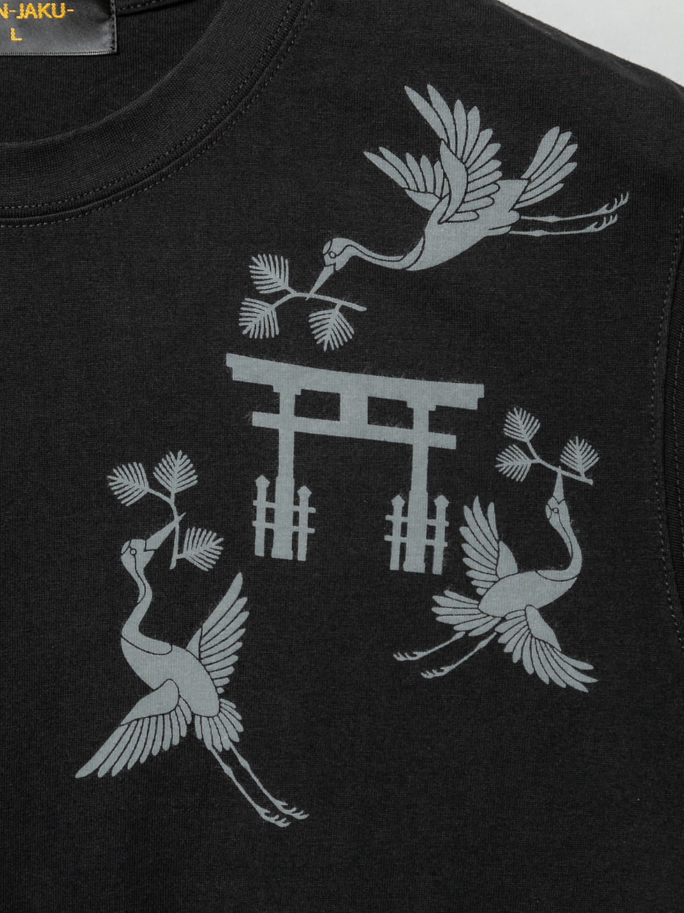 縮圖：今昔 KJ-26025  #18 こんじゃく『稲荷伝説』半袖Tシャツ