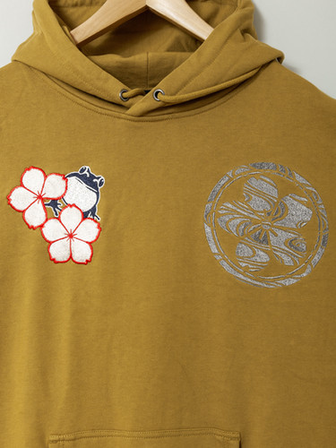 ○参丸一 SM-30823 -57 サンマルイチ『乱れ桜蛙』総刺繡オーバー