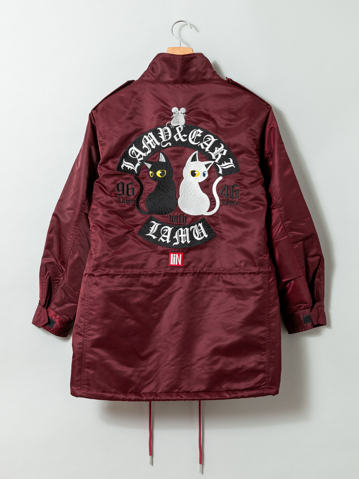 ○ＬiＮ AL-75028 -68『Lamy&EarlwithLamu』フル刺繍ナイロンジャケット