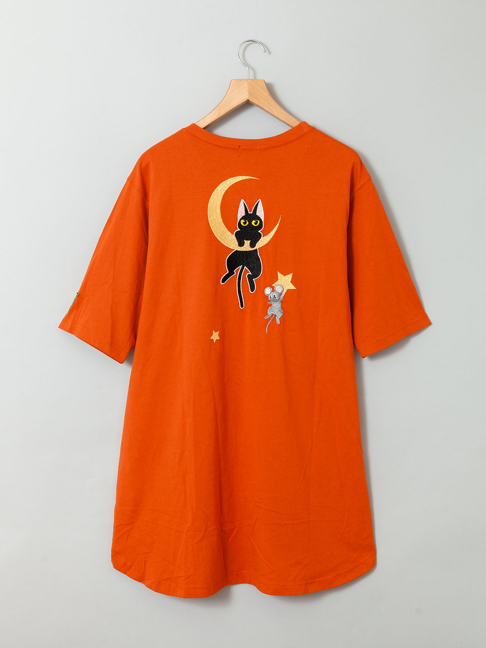 縮圖：LiN AL-75721 -7『星の降る森』ロング丈半袖Tシャツ