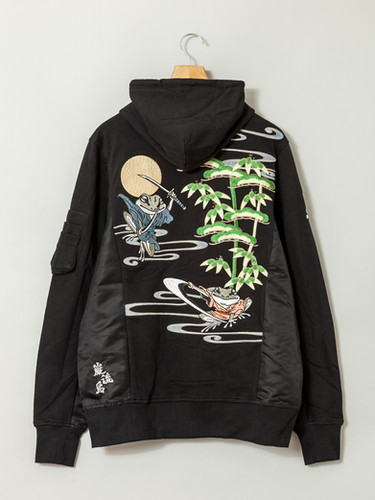 送込 ハルカミライ パーカー 新品未開封 参丸一 SM-30616 -サンマルイチ『 巌流島の戦い 』総刺繡