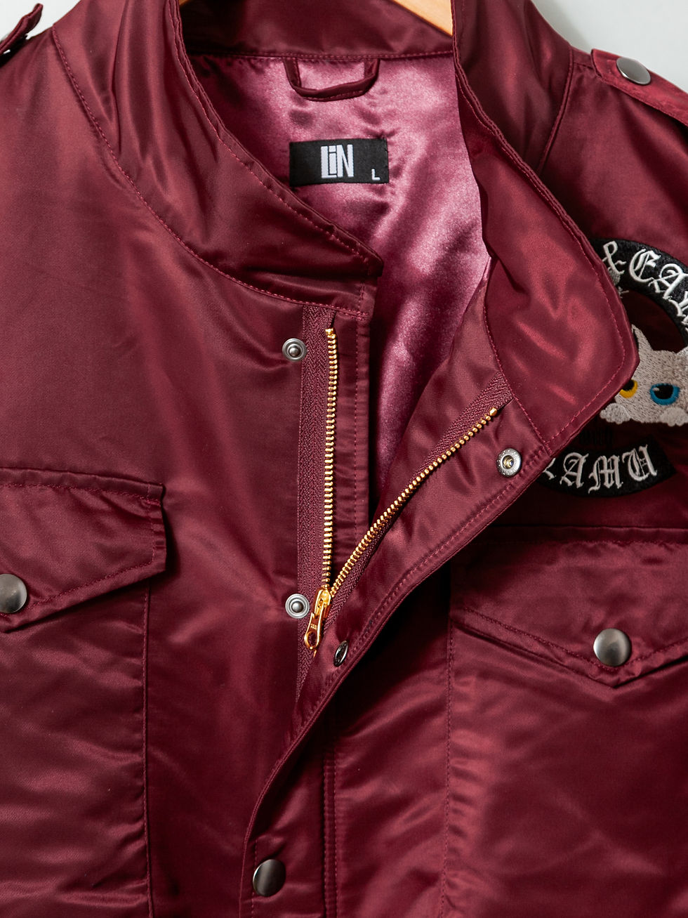 縮圖：○ＬiＮ AL-75028 -68『Lamy&EarlwithLamu』フル刺繍ナイロンジャケット