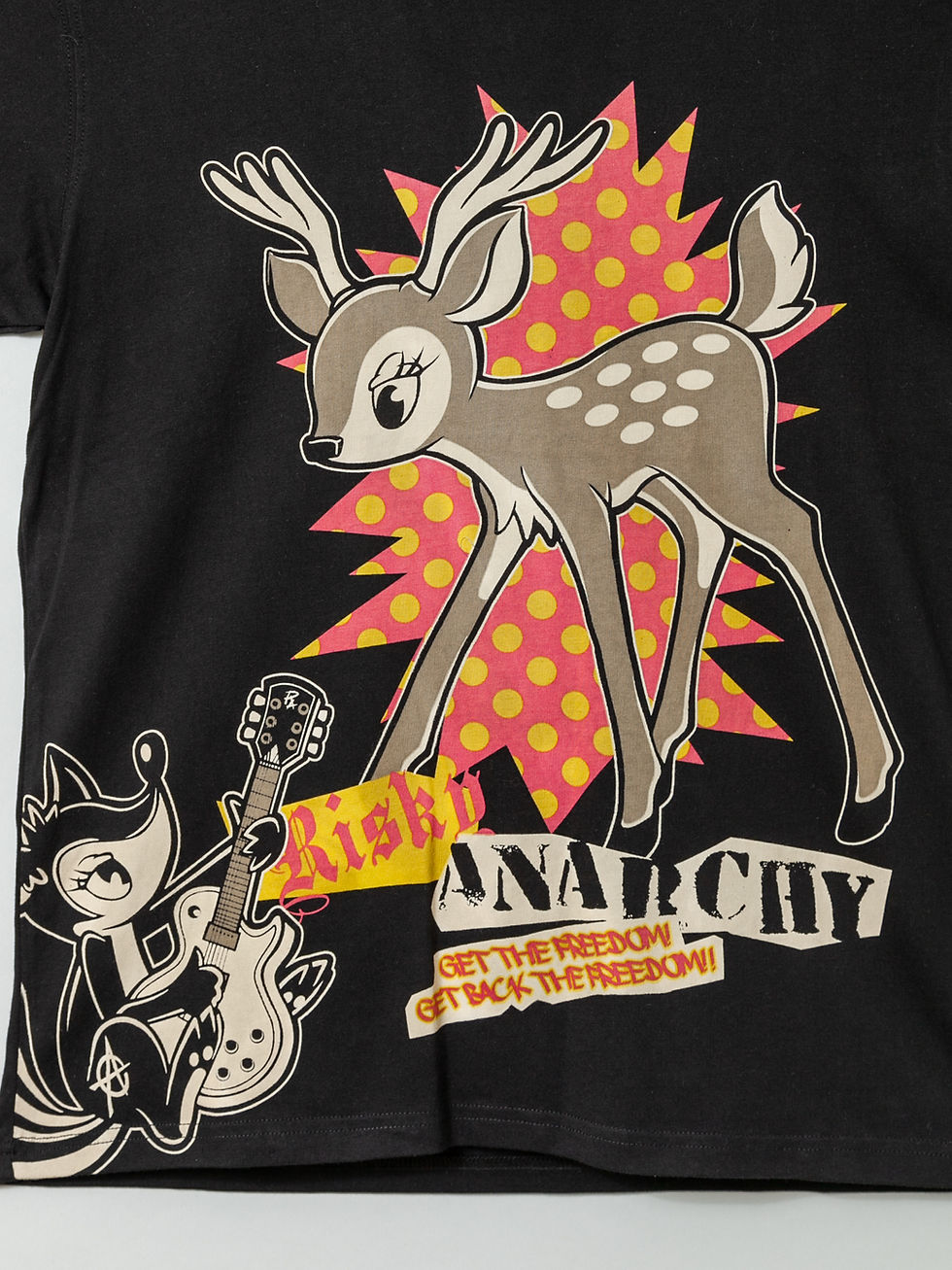 サムネイル： ○LiN  AL-75115 -2 RISKY ANARCHY POPdePUNKna 半袖Tシャツ