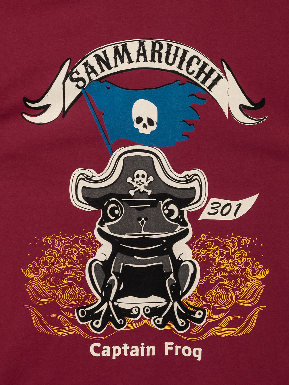 縮圖：参丸一 SM -30840 -26 サンマルイチ『CAPTAIN FROG』半袖 Tシャツ