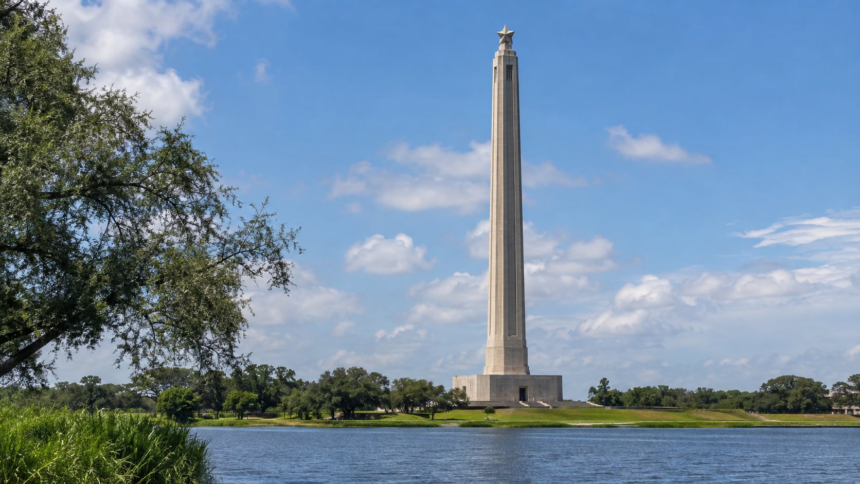 San Jacinto Monument near La Porte, Texas.