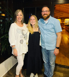Rachel with Ian Davidson and Julie Miles