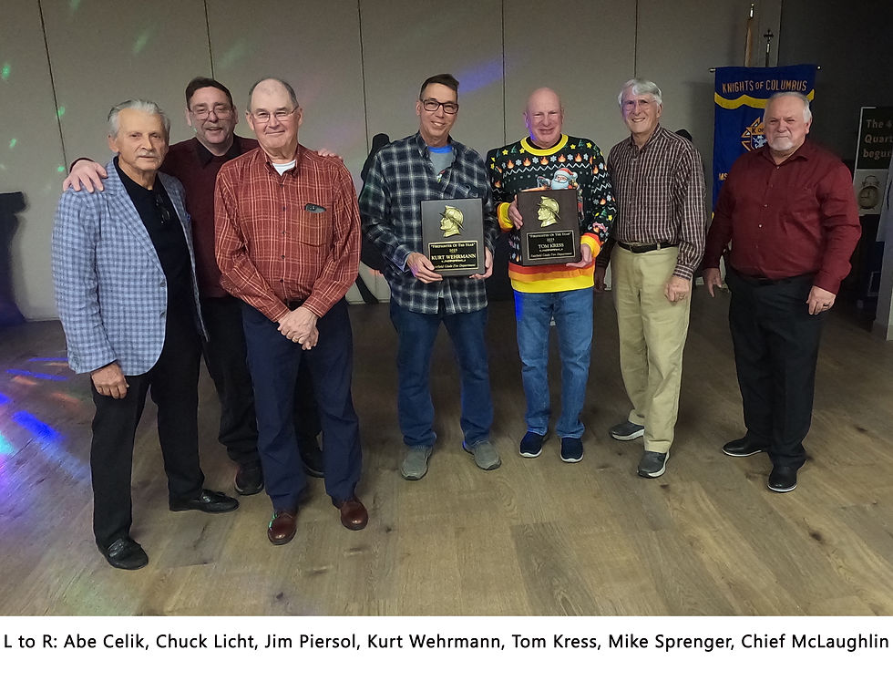 Kress, Wehrmann honored as FGFD Firefighter of the Year