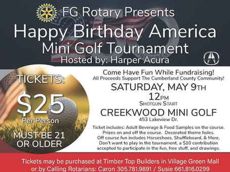 Have Fun and Support FG Rotary