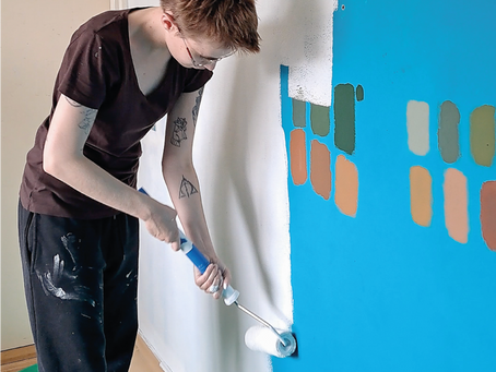 Slaapkamer Makeover pt 3 - De muren wit verven