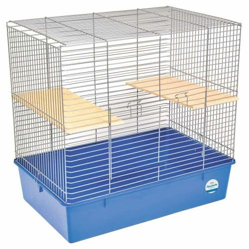 Клітка для гризунів Природа «Шиншила» 70 x 40 x 60 см (сіра)