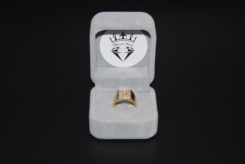 Thumbnail: Chevalière or et diamants